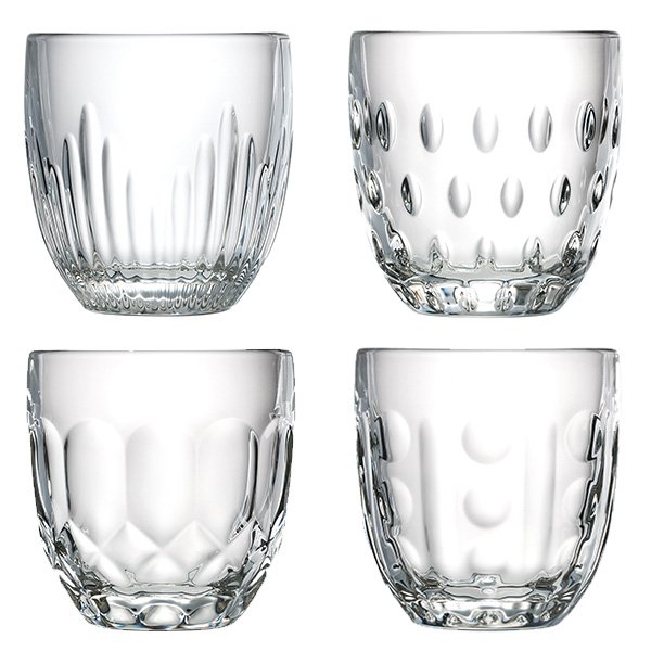 la-rochere Gobelet Troquet Clear Mug Set of 4 by La Rochère