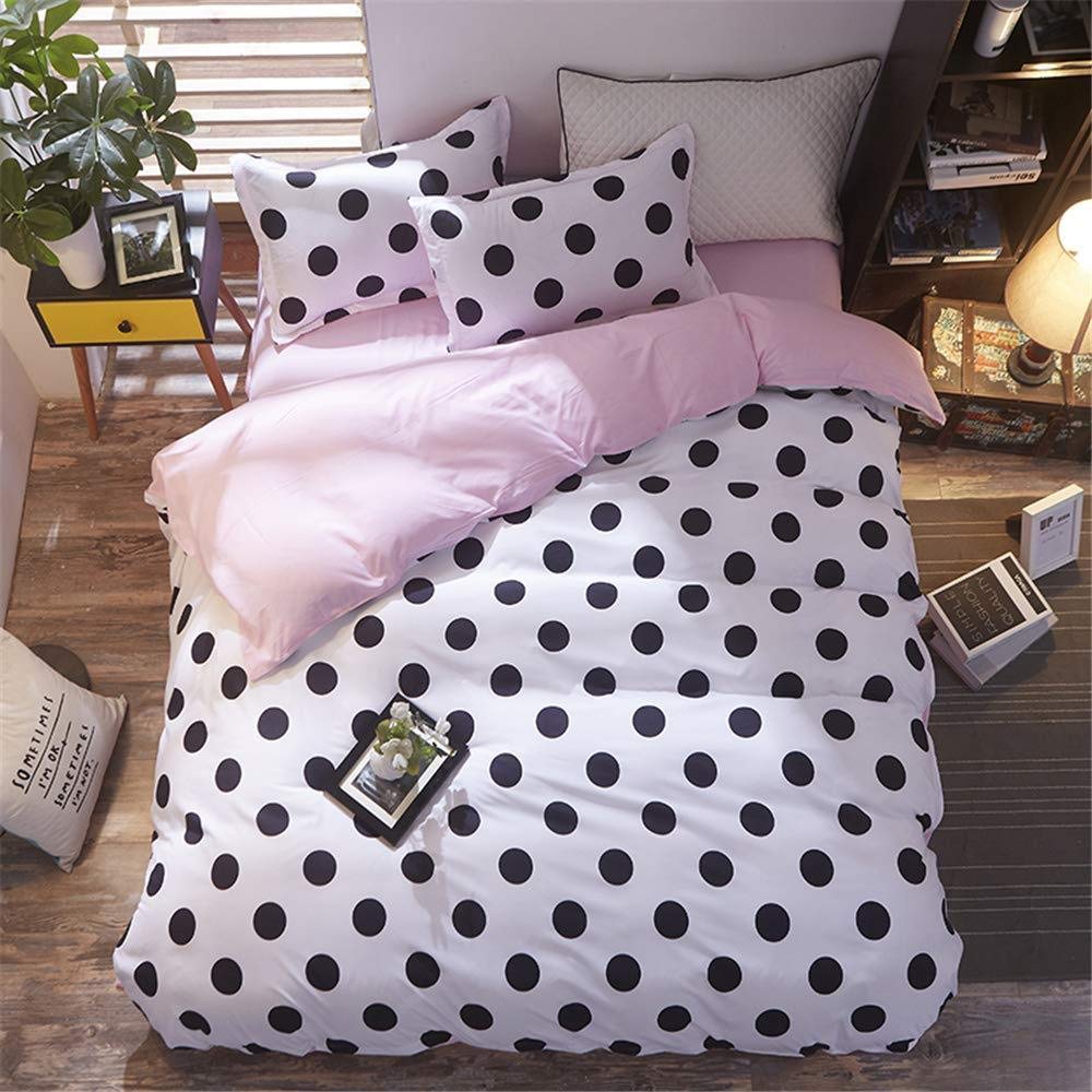 zzkds Bedding Set 3 Pieces Polyester Duvet Bedroom Bedding Set 2 X Pillowcases 1 