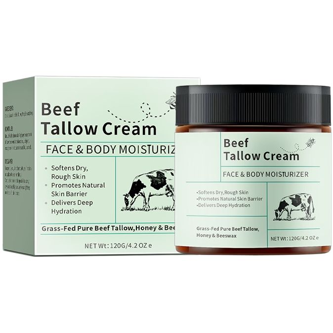 BEEF TALLOW CREAM with beeswax & honey 120 g