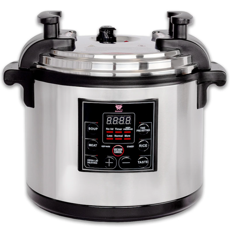 Beeketal Gastro Rice Cooker, Rice Cooker, Rice Warmer, Rice Cooking Pot, Cooking Porridge, Multi-Cooker, Pressure Cooker, Keep Warm Function BRK-10