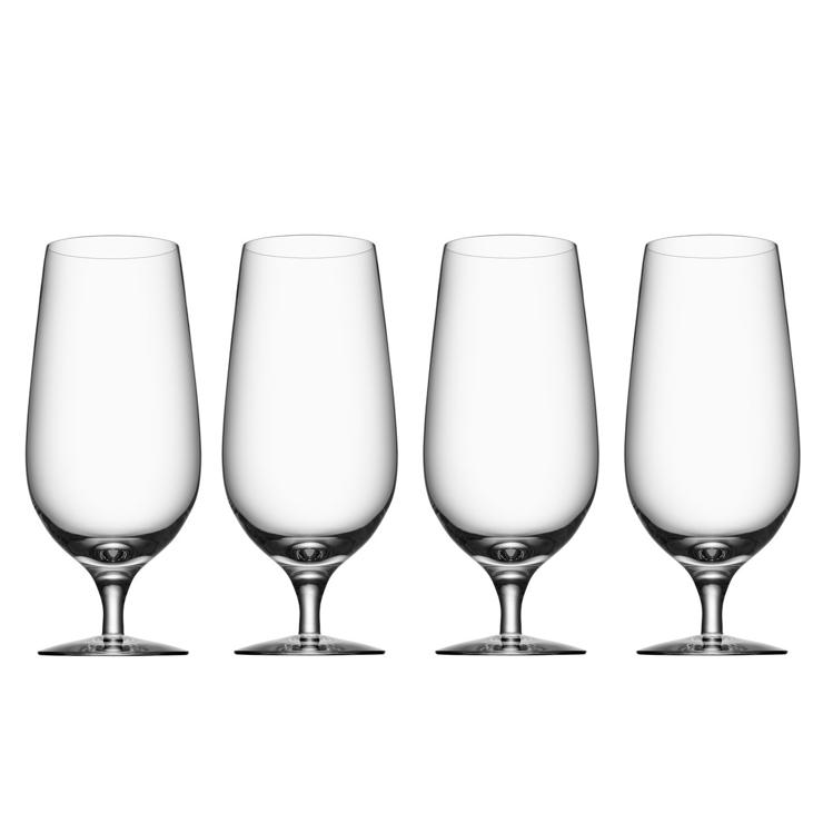 Orrefors Beer Lager Glass 4-Pack