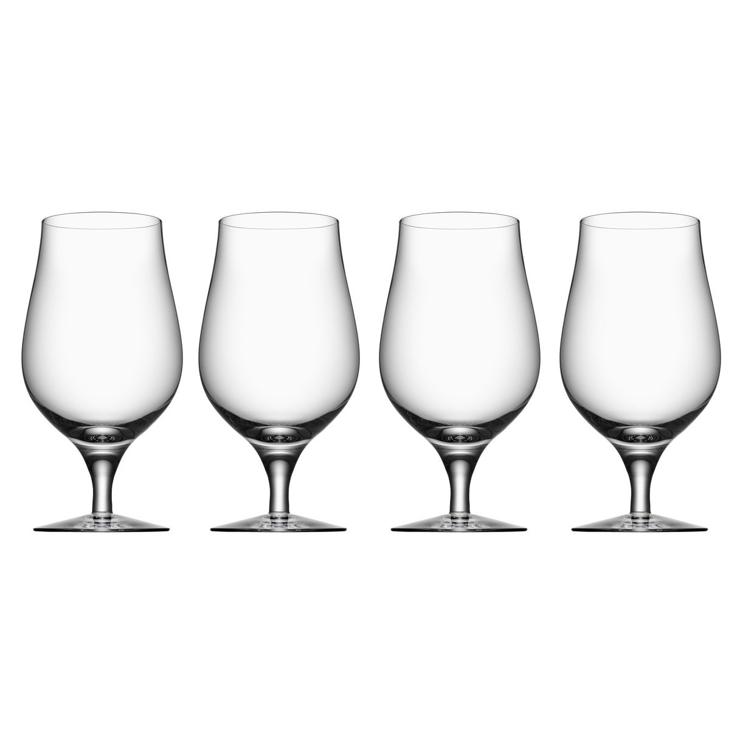 Orrefors Beer button beer glass 4er pack