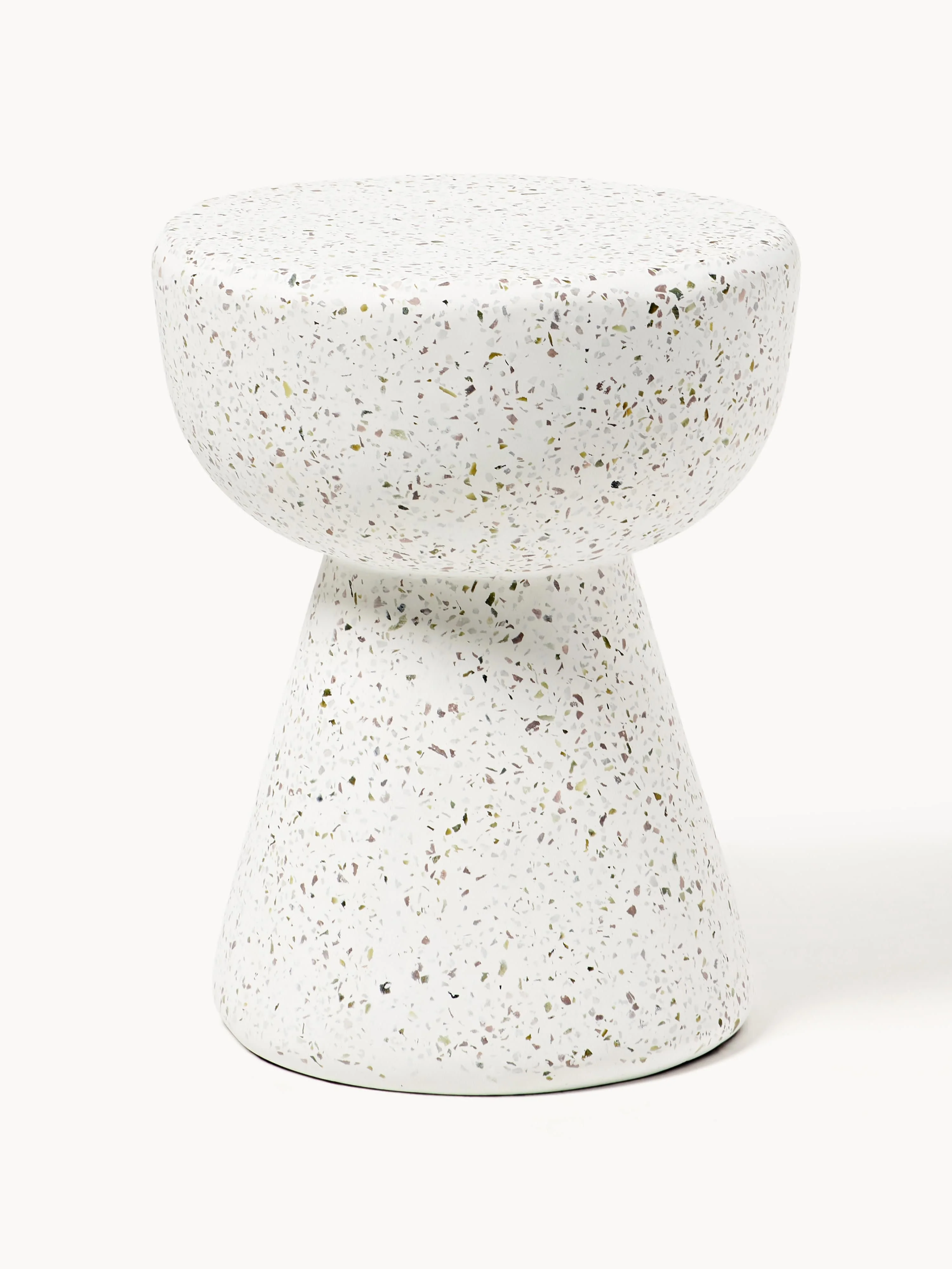HKliving Lars side table with terrazzo pattern