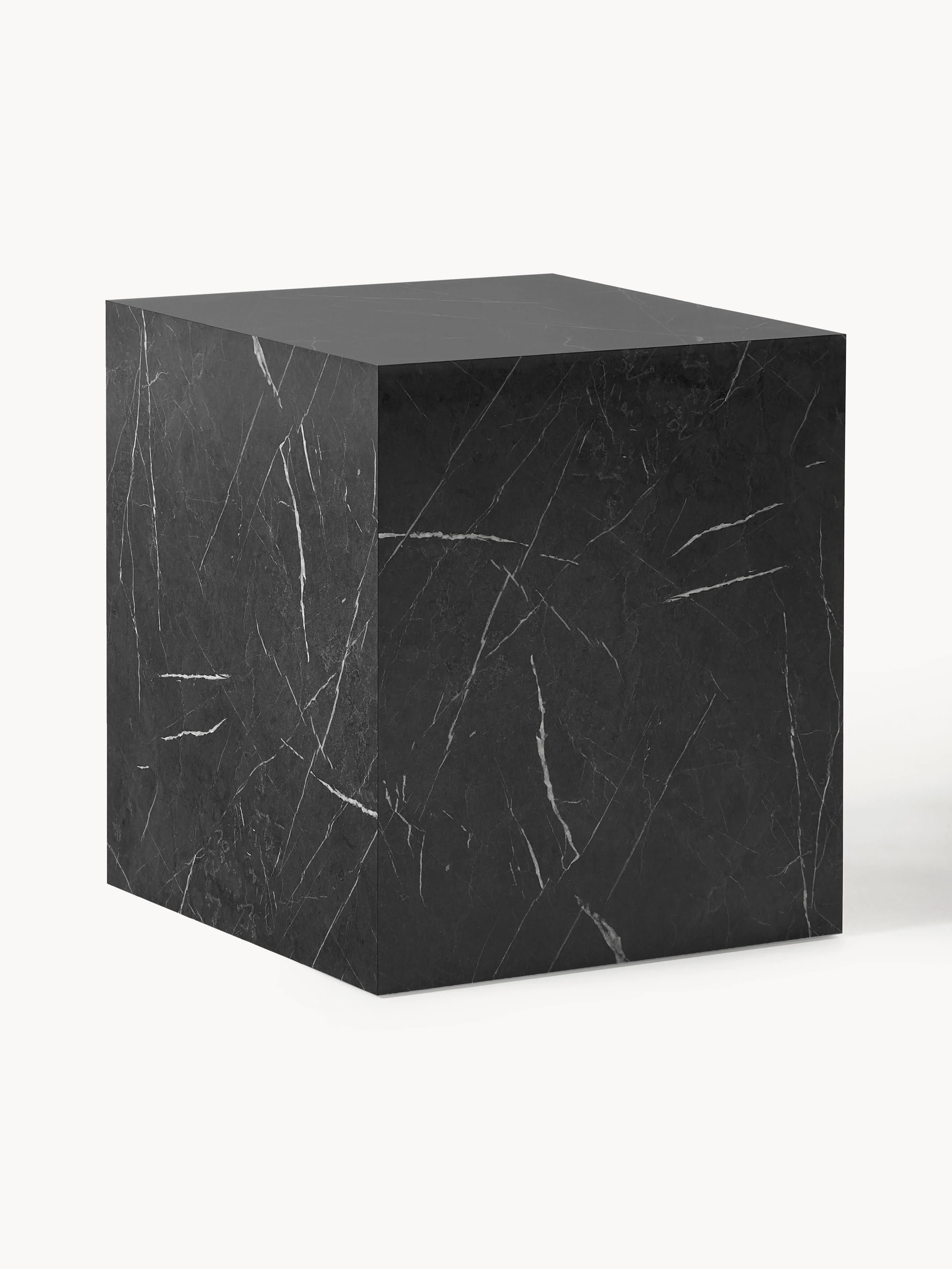 Westwing Collection Lesley side table in marble look