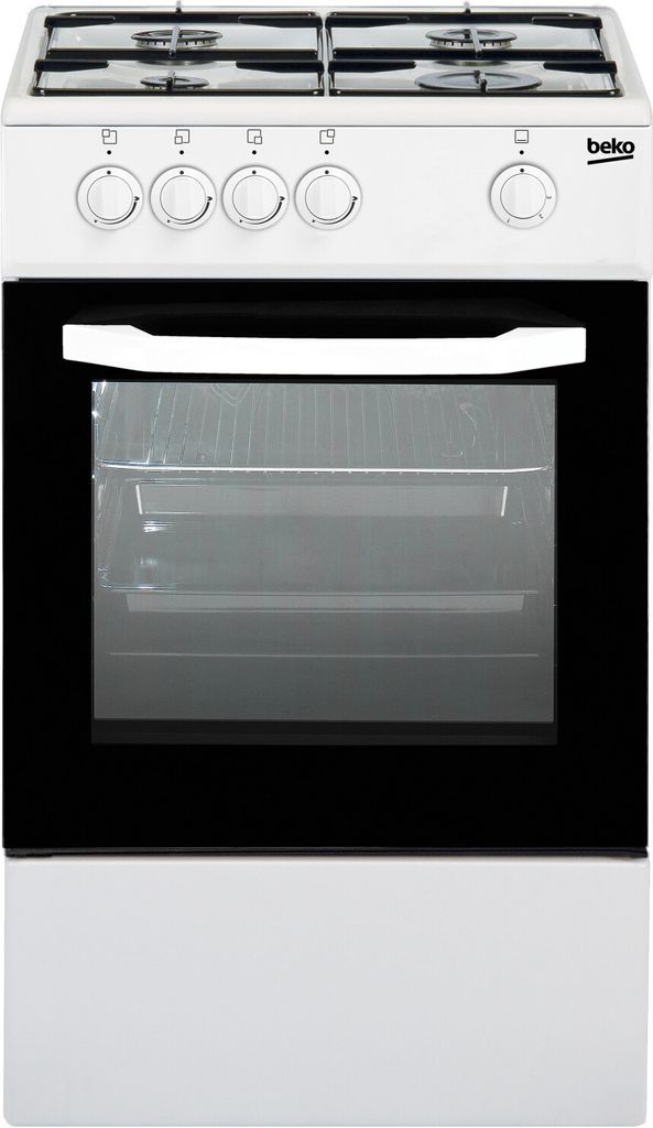 Beko CSG42001FW Kitchen Cooker Freestanding Gas Cooker White