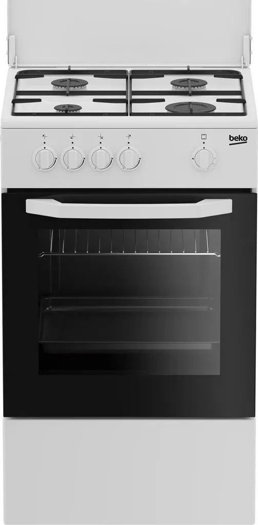 Beko CSG42009DW Freestanding Gas Cooker, White