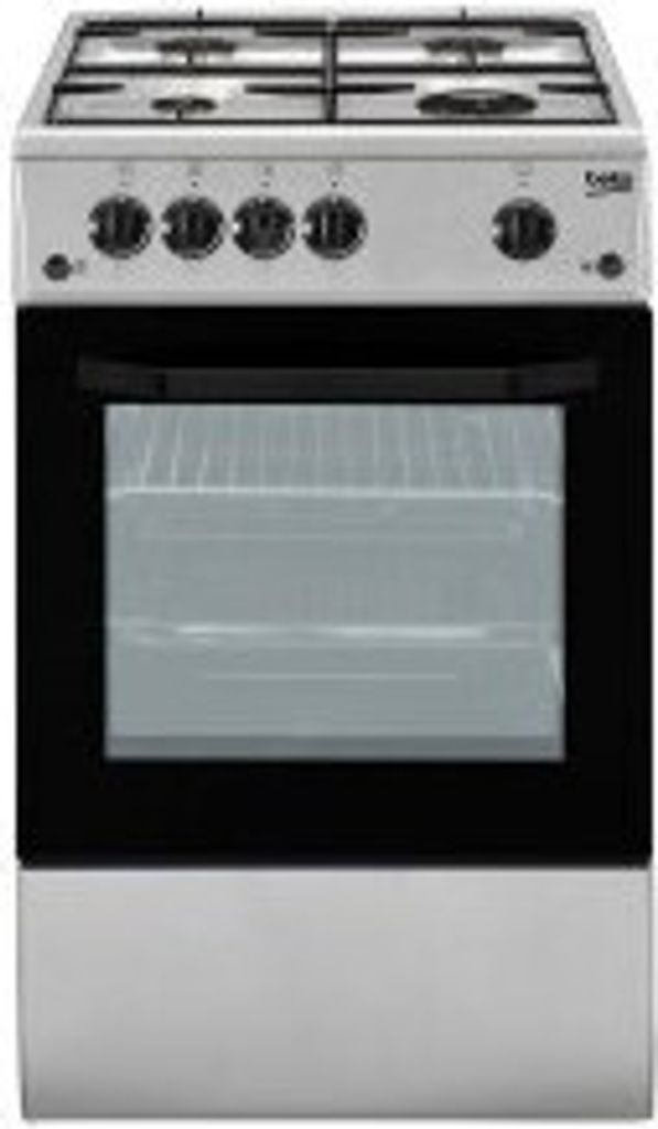Beko CSG42011FS Freestanding Gas Cooker, Silver