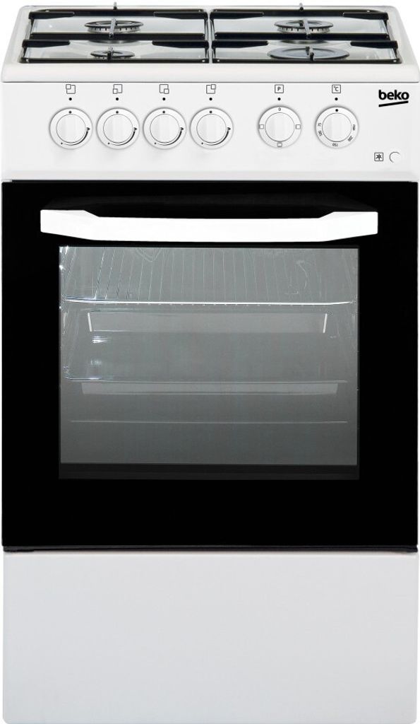 Beko CSS42014FW Kitchen Cooker Freestanding Cooker White Gas Hob B