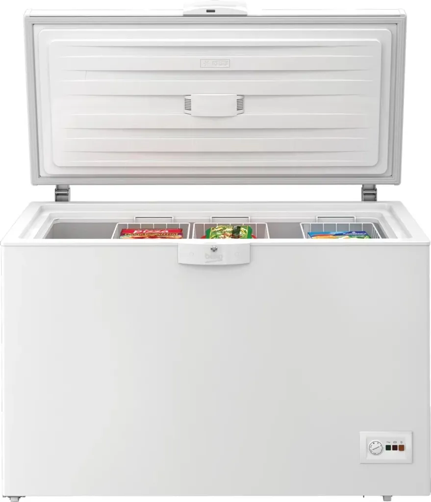 Beko HSM27050 Chest Freezer, 284 l net capacity, 2 freezer baskets