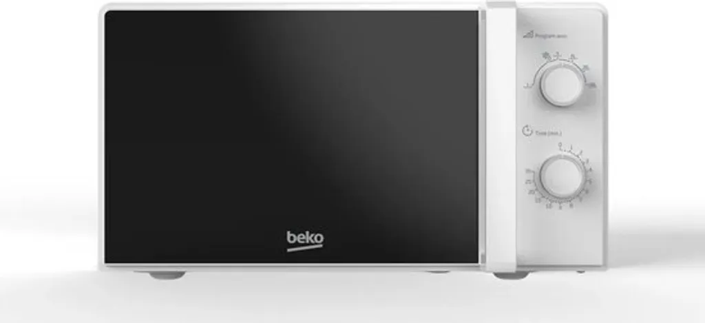 Beko MOC20100WFB Microwave Oven, 700 W, 20 Liters, White