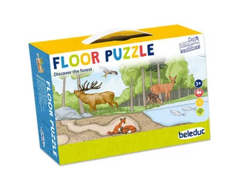 Beleduc floor puzzle “Forest”, set of 4