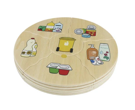 beleduc HUMANICO puzzle “waste separation”