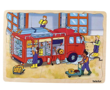 beleduc Layered Puzzle “Fire Brigade” 740g