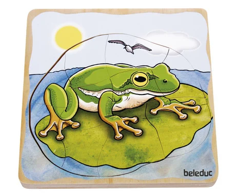 beleduc layered puzzle “frog” 500g