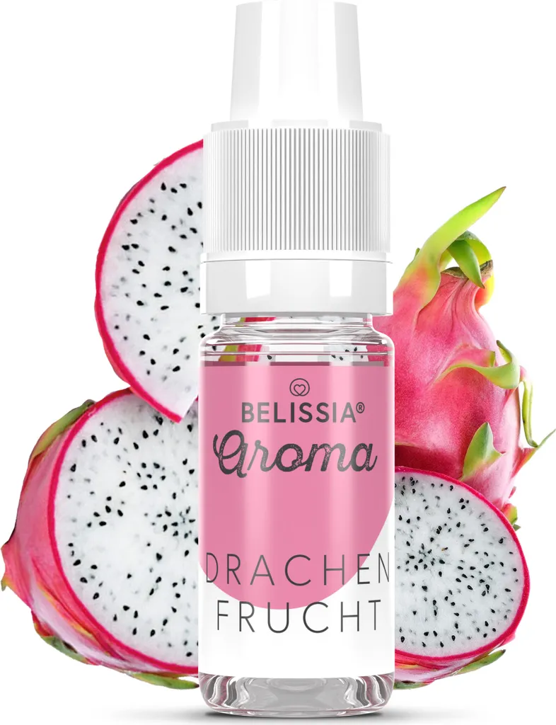 Rudler & Rocks Belissia food flavoring dragon fruit - 10ml high-dose flavor - calorie-free, vegan - for food, drinks, shakes, quark, fog machines and much more.
