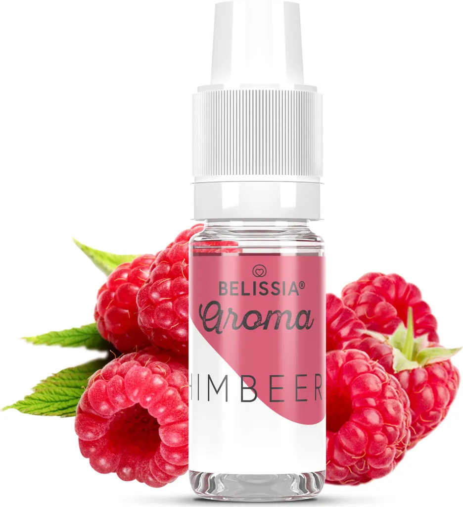 Rudler & Rocks Belissia food flavoring raspberry - 10ml high-dose flavor - calorie-free, vegan - for food, drinks, shakes, quark, fog machines and much more.