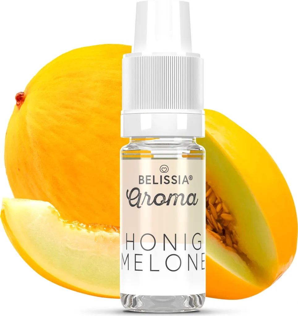 Rudler & Rocks Belissia food flavoring honeydew melon - 10ml high-dose flavor - calorie-free, vegan - for food, drinks, shakes, quark, fog machines and much more.