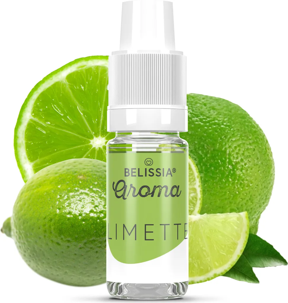 Rudler & Rocks Belissia Food Flavoring Lime - 10ml High-dose flavor - Calorie-free, Vegan - For food, drinks, shakes, quark, diffusers, room fragrance and much more.