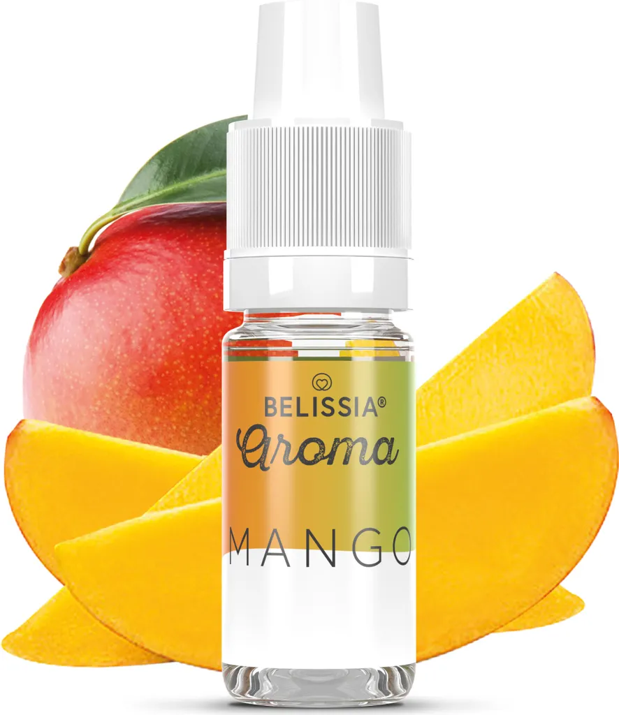 Rudler & Rocks Belissia Mango Food Flavoring - 10ml High-Dose Flavoring - Calorie-Free, Vegan - For Food, Drinks, Shakes, Quark, Fog Machines, Diffusers, and much more
