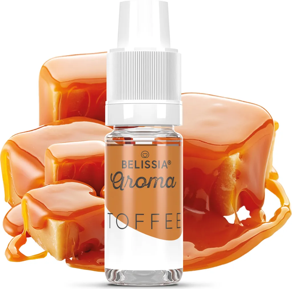 Rudler & Rocks Belissia food flavoring toffee - 10ml high-dose flavor - calorie-free, vegan - for food, drinks, shakes, quark, fog machine, diffuser and much more.