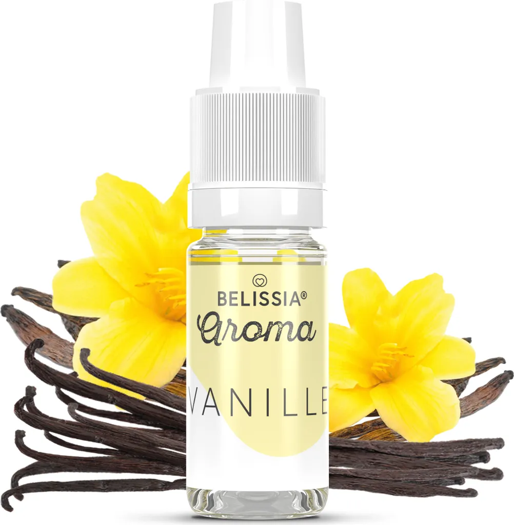 Rudler & Rocks Belissia Vanilla Food Flavoring - 10ml High-Dose Flavoring - Calorie-Free, Vegan - For Food, Drinks, Shakes, Quark, Fog Machines, Diffusers, and Much More