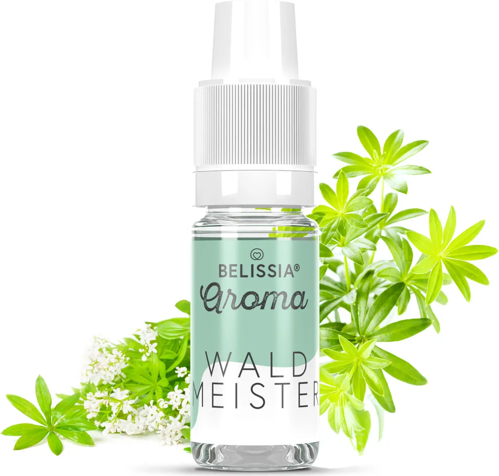 Rudler & Rocks Belissia food flavoring woodruff - 10ml high-dose flavor - calorie-free, vegan - for food, drinks, shakes, quark, fog machines and much more.