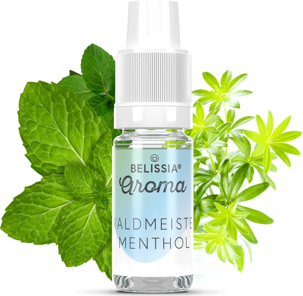 Rudler & Rocks Belissia food flavoring woodruff-menthol - 10ml high-dose flavor - calorie-free, vegan - for food, drinks, shakes, quark and much more.