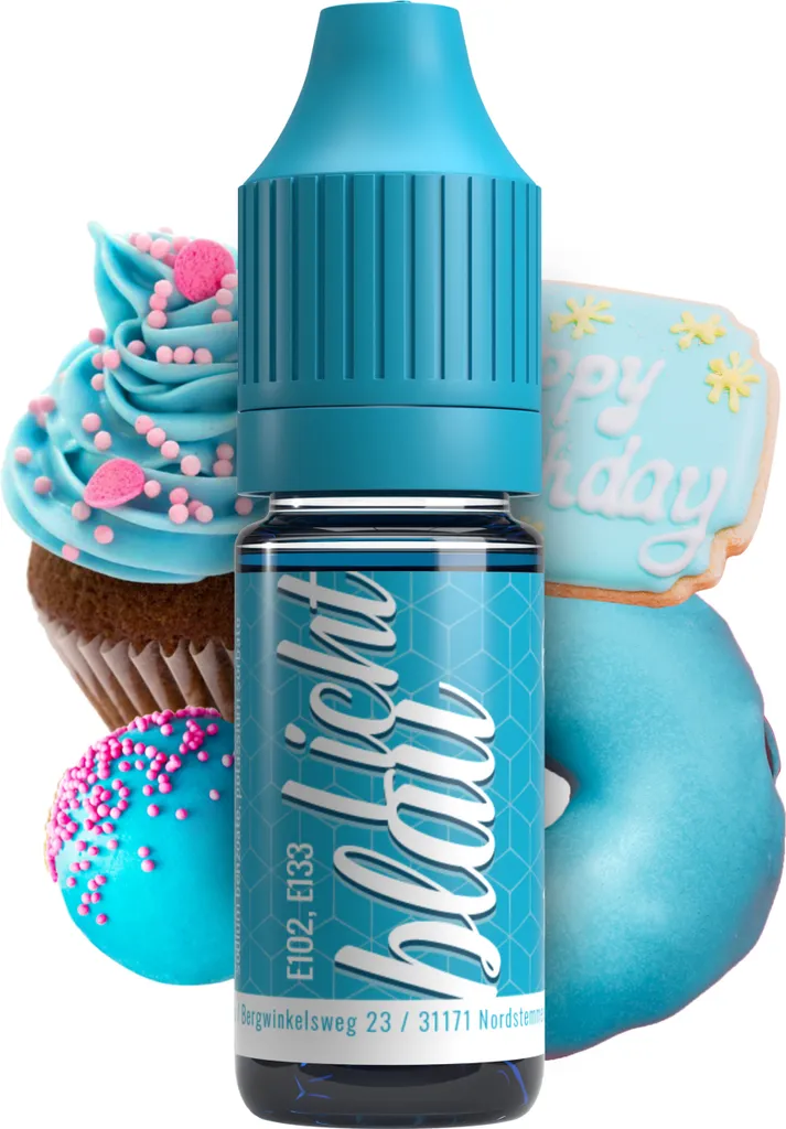 Rudler & Rocks Belissia Food Coloring Light Blue - 10ml liquid & highly concentrated - Food-safe food coloring for baking, cooking, fondant & DIY - vegan