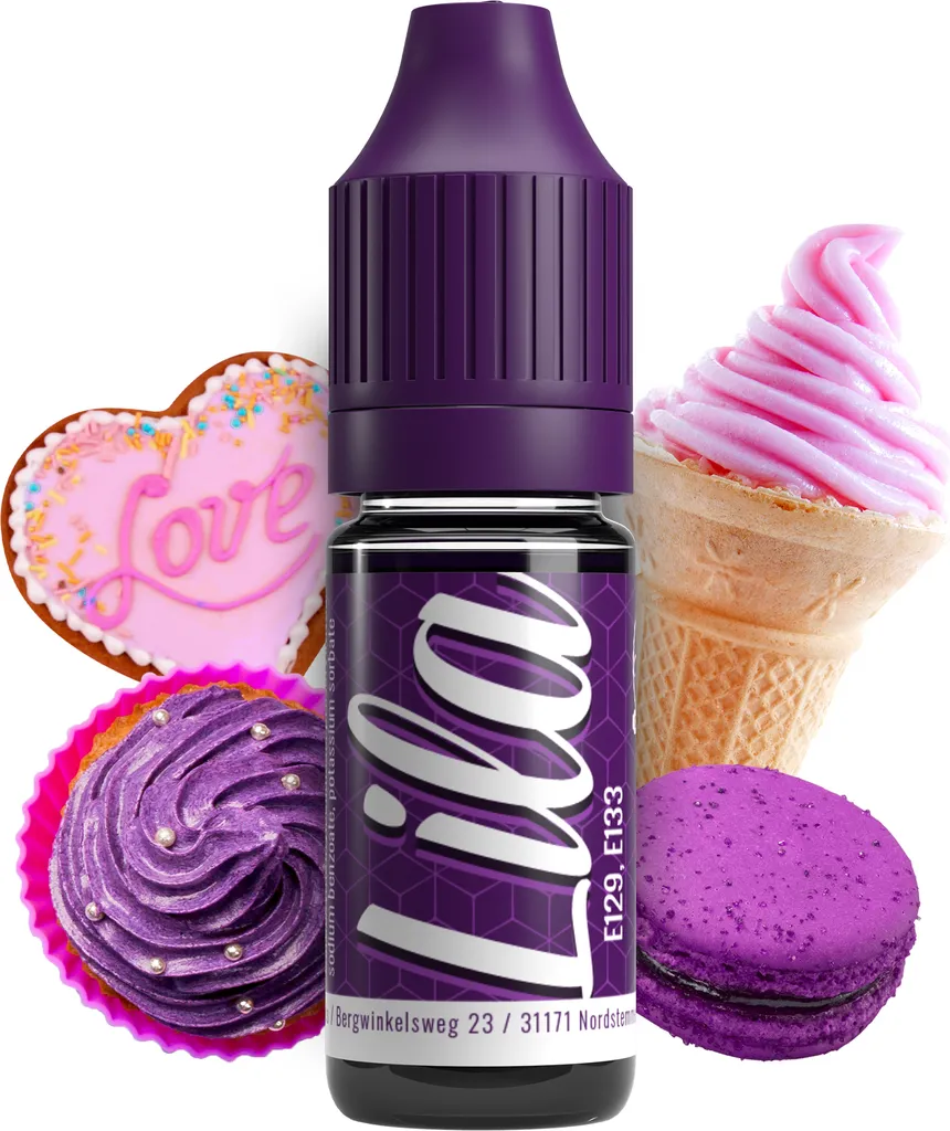 Rudler & Rocks Belissia Food Coloring Purple - 10ml liquid & highly concentrated - Food-safe food coloring for baking, cooking, fondant & DIY - vegan