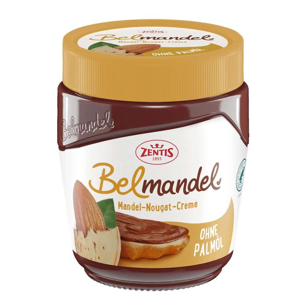 Zentis Belmandel almond nougat cream, palm oil-free