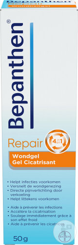 Bepanthen 4in1 Wound Healing Gel Superficial Wounds Tube 50g