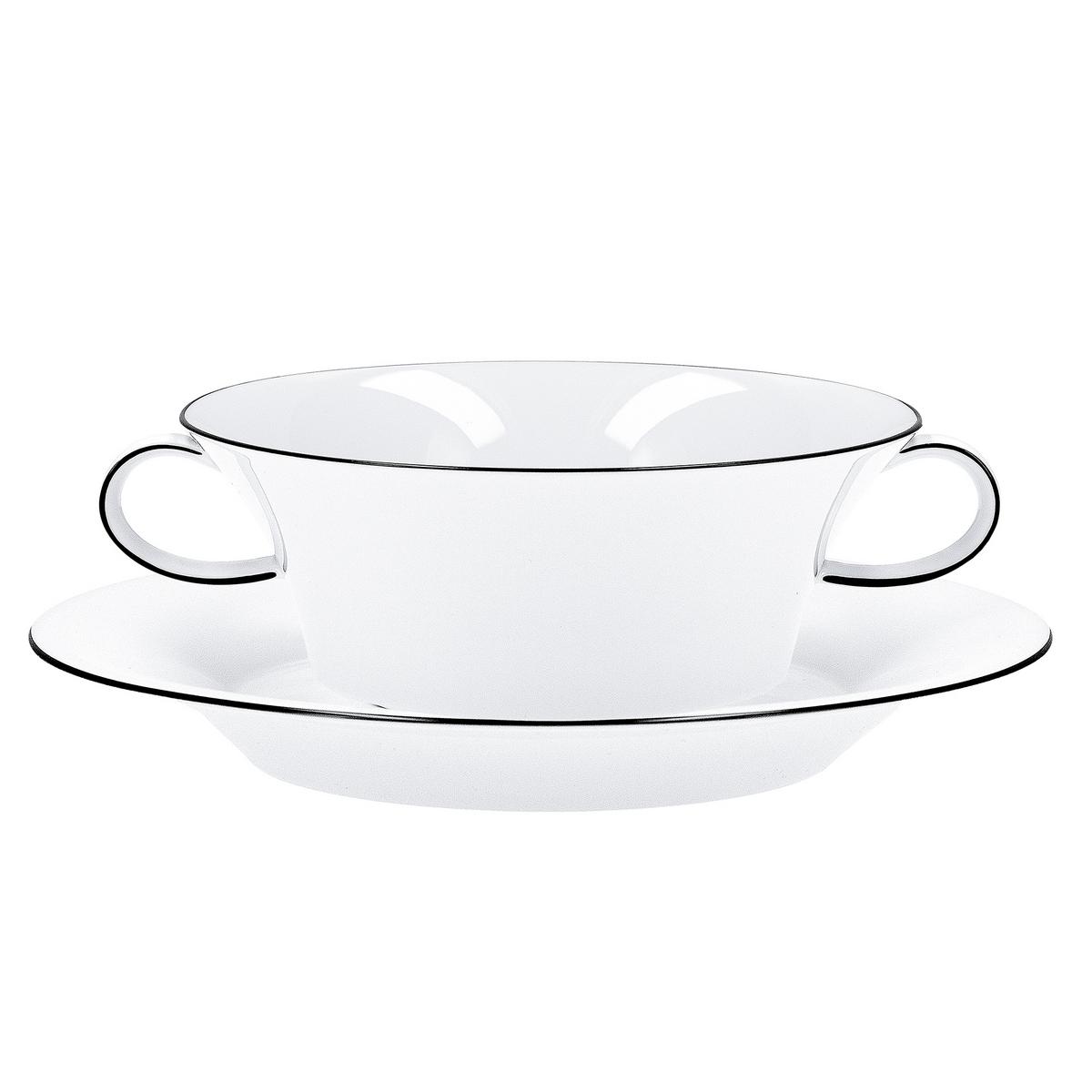 Berlin Canto soup cup and saucer by KPM