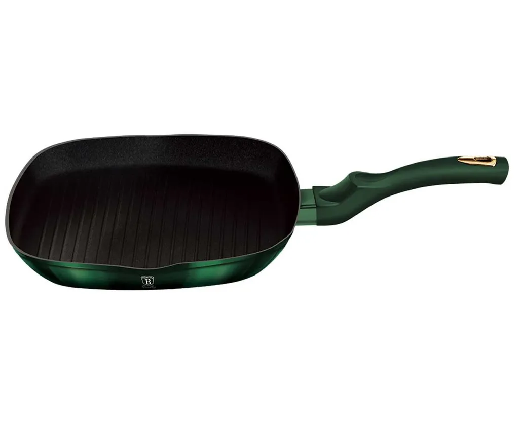 Berlinger Haus 28cm Titanium Grill Pans Bh-6050 Emerald