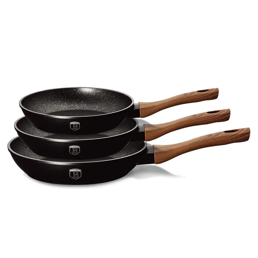 Berlinger Haus 3-piece frying pan set Ebony Rosewood BH1727