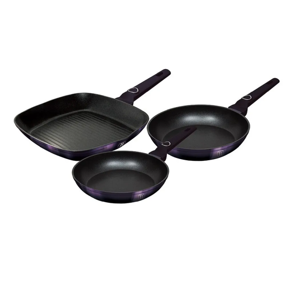Berlinger Haus frying pans BH-7104 with titanium coating purple