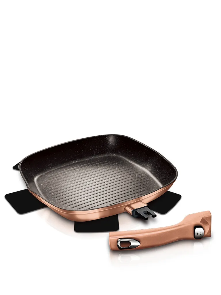 Berlinger Haus Grill Pan BH-1950 28 cm Rose Gold