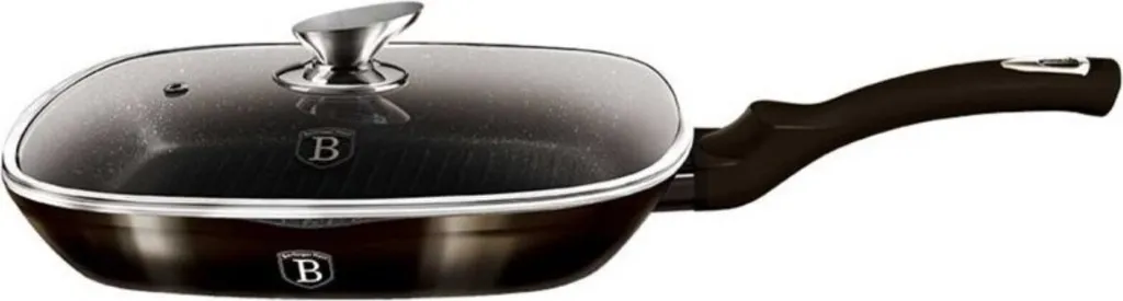 BerlingerHaus Berlingerhaus Grill Pan 28 cm + Lid Black