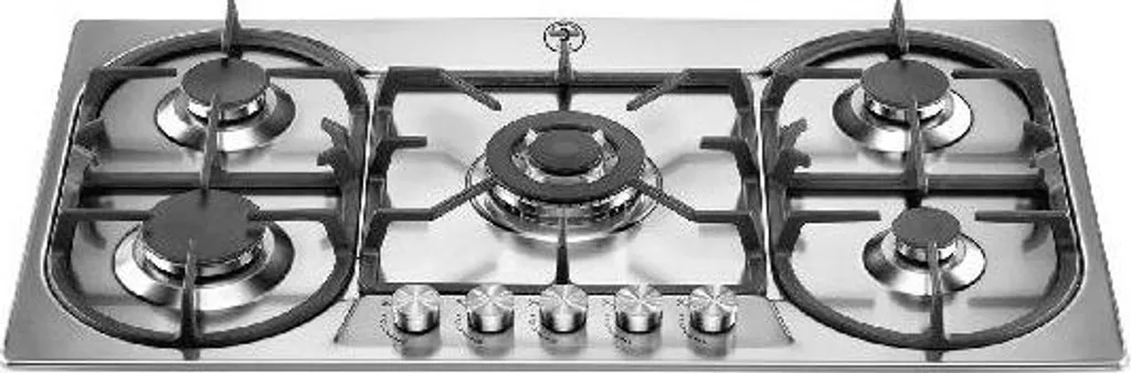Bertazzoni La Germania P9101D9X/19 Stainless Steel Integrated 90 cm Gas Hob 5 Zone(s)