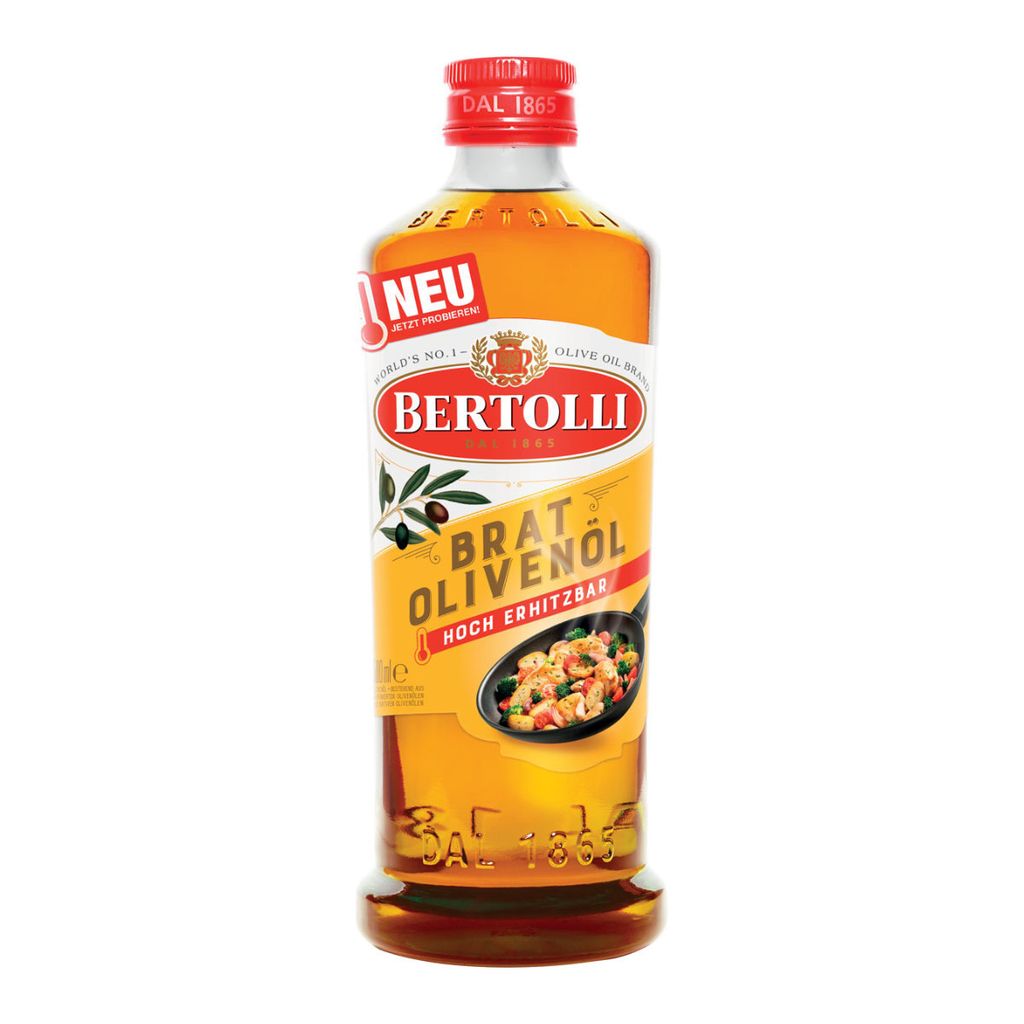 deOleo Deutschland GmbH Bertolli high-heat frying olive oil, refined and filtered, 500ml