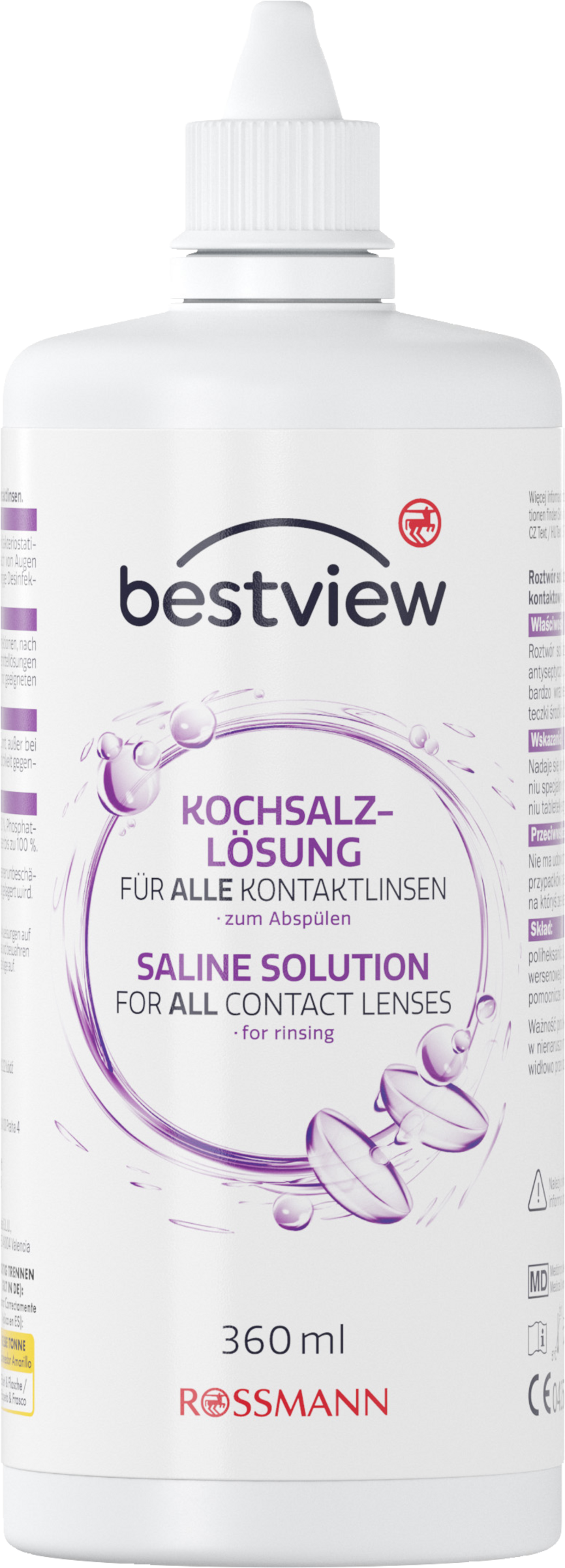 BestView saline solution 360 ml