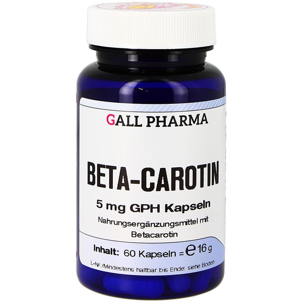 Beta-carotene 5 mg 60 St