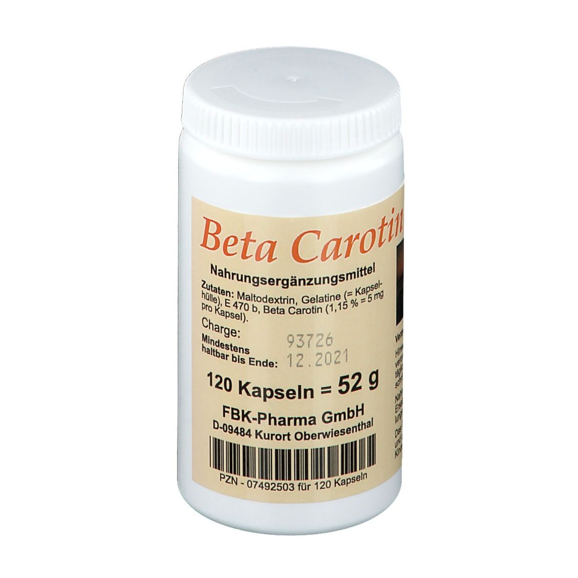 Beta carotene 120 St