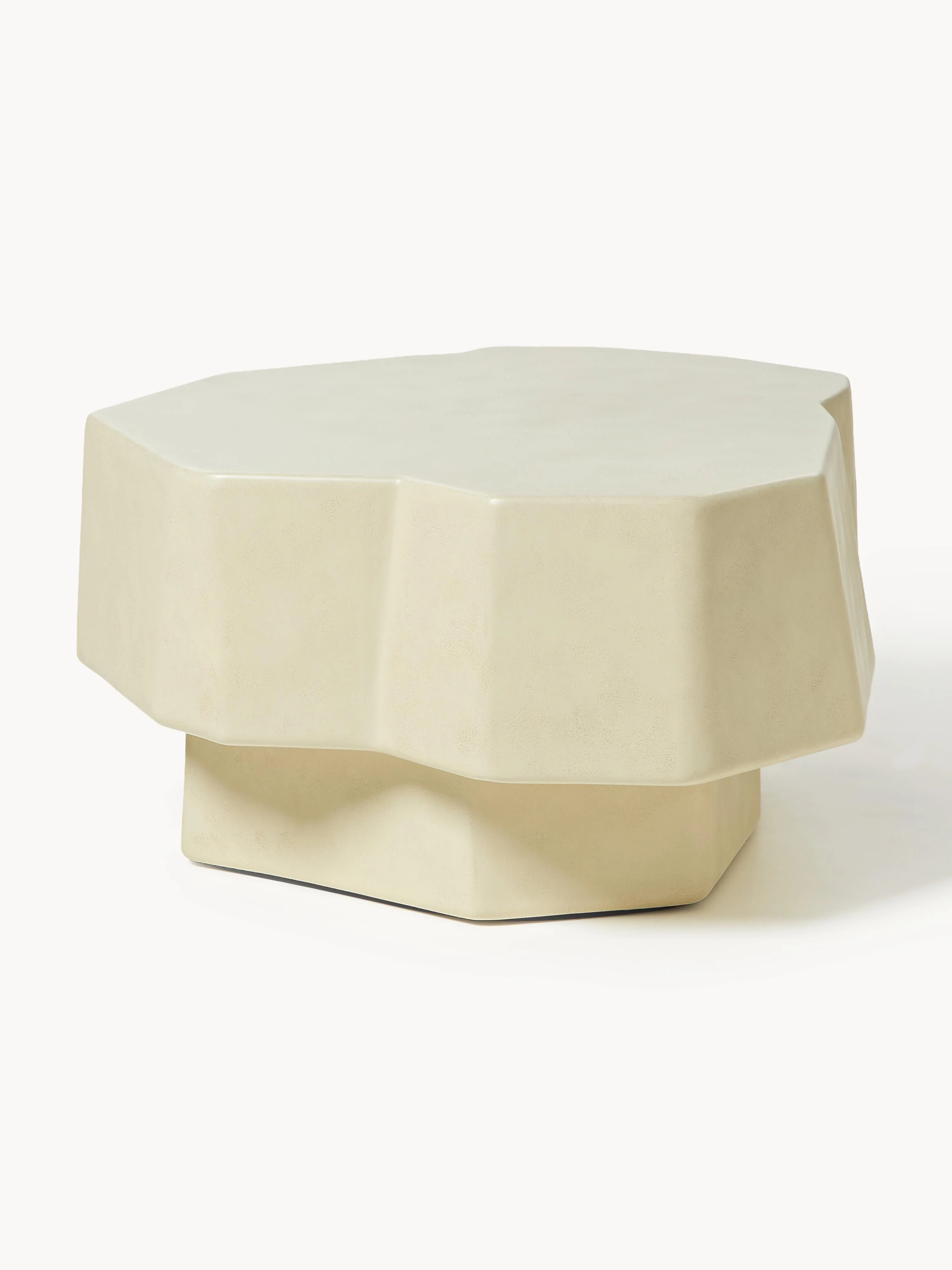 Ferm Living Staffa concrete coffee table in organic shape