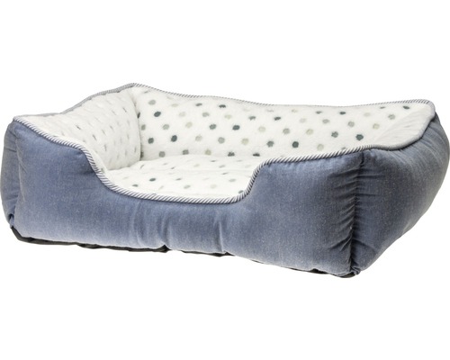 Karlie Dots bed 55 x 50 cm blue