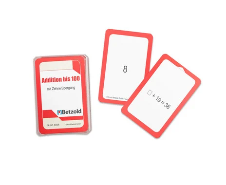 Betzold Addition up to 100 with ZÜ - Cards for the Magic Cylinder
