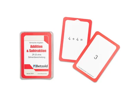 Betzold Addition/Subtraction Cards for the Magic Cylinder