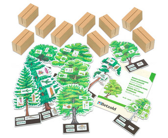 Betzold Tree Identification Made Easy with Wooden Stands