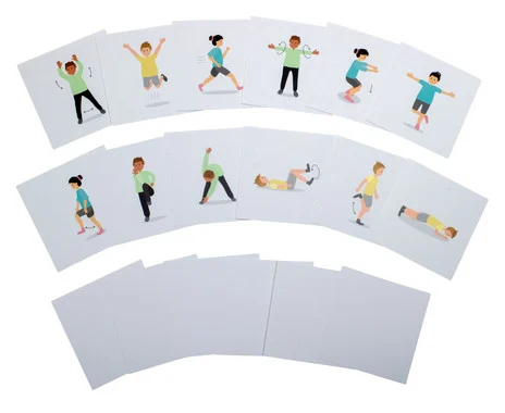 Betzold "Fitness" movement cards for Pocket Cube 90g