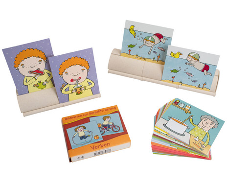 Betzold picture cards "Verbs" including combination setting strips