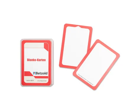 Betzold Blank Cards - Cards for the Magic Cylinder